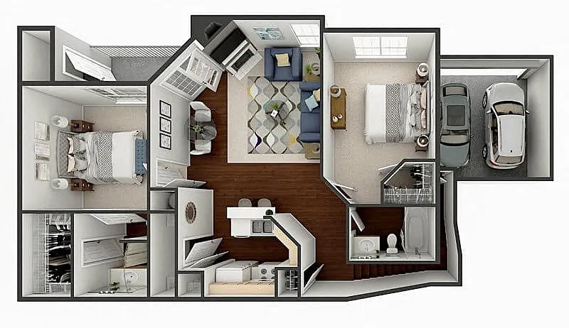 Floor plan The Denton