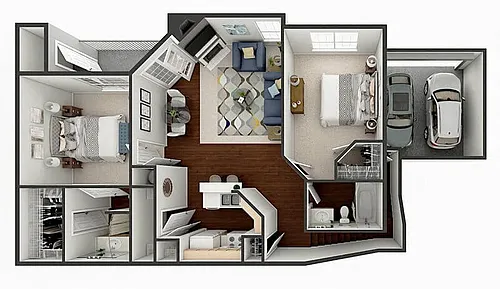 Floor plan The Denton