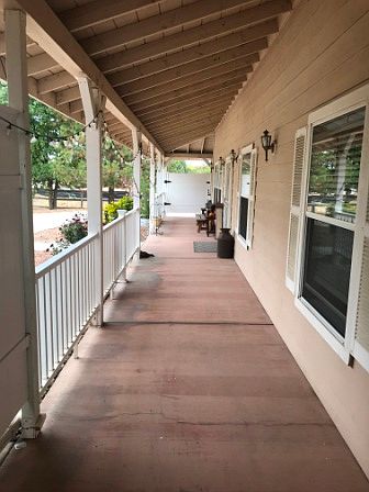 Front porch area
