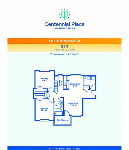 Floor plan The Brunswick