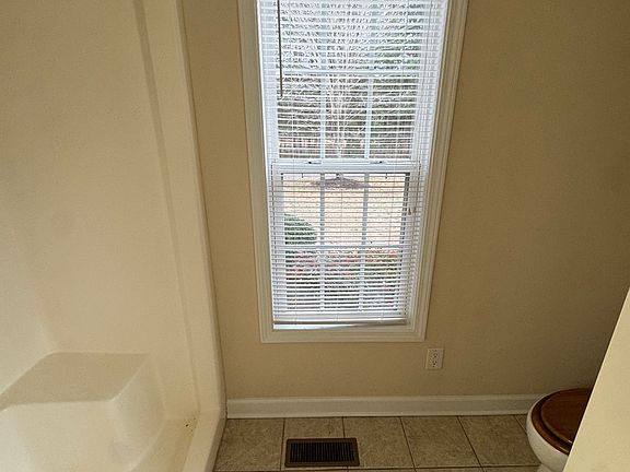 walk in shower in master bathroom