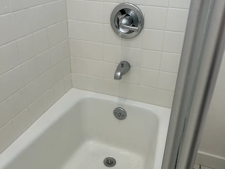 Second floor bathroom shower/tub