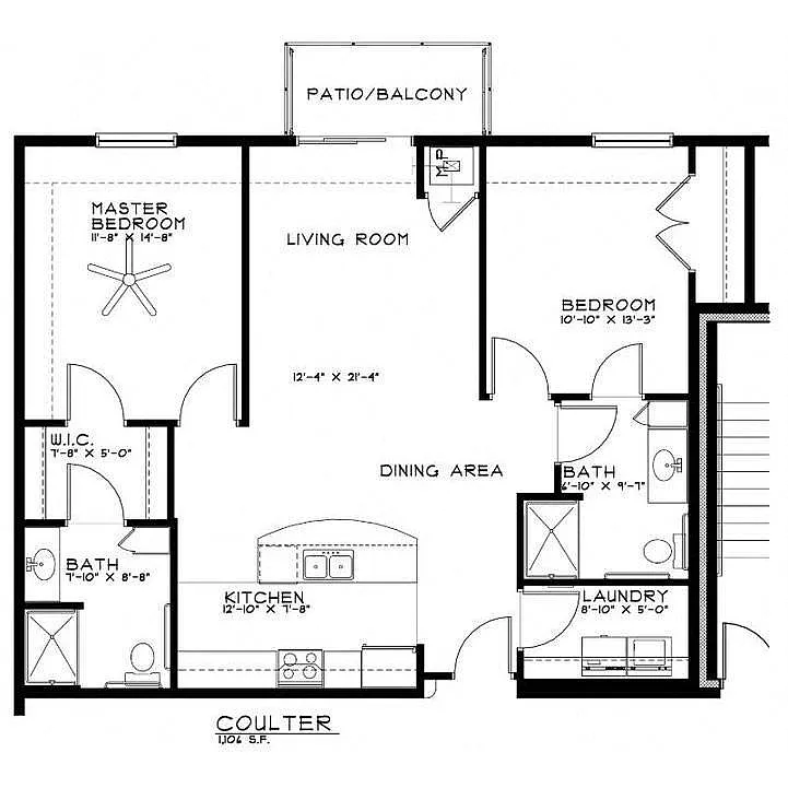 Floor plan Coulter