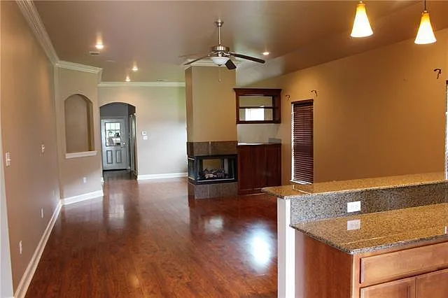 View of Living room from kitchen open floor plan