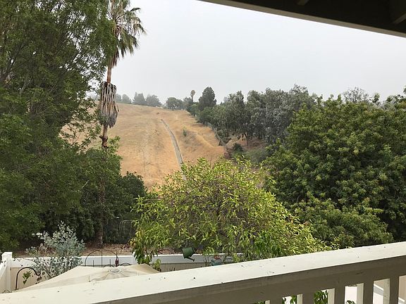 View from patio, living room