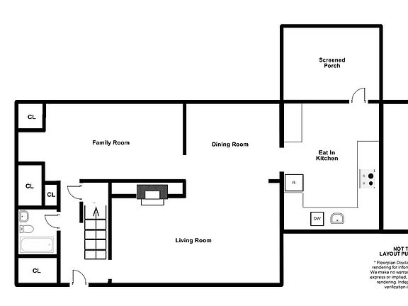 Main floor floor plan