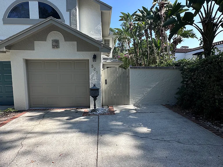 Two spots - drive way off street parking.