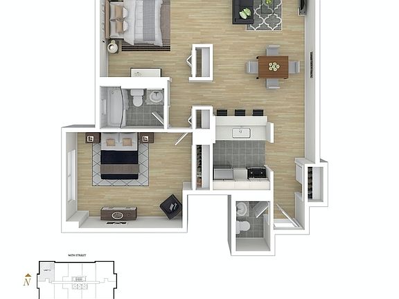 3rd image of 225 E 95th St #B8d
