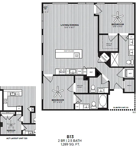 Floor plan B13