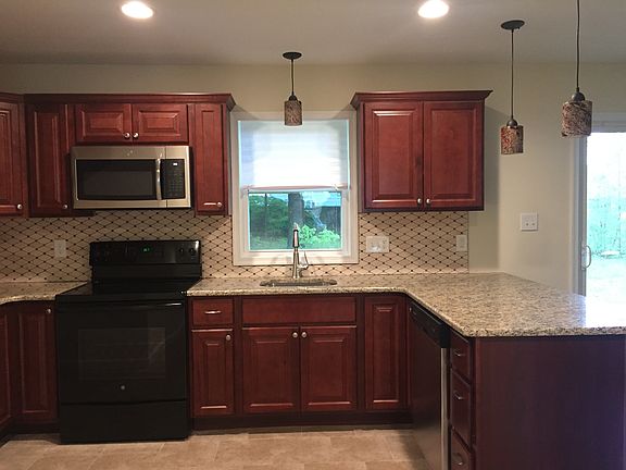 Kitchen with granite top
