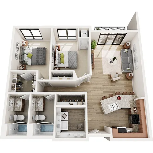 Floor plan B14