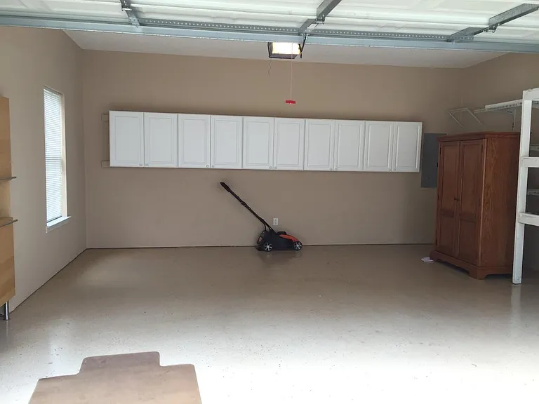 2 car garage w/storage