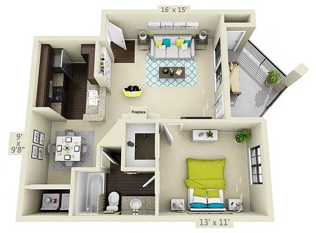 Floor plan Bedford