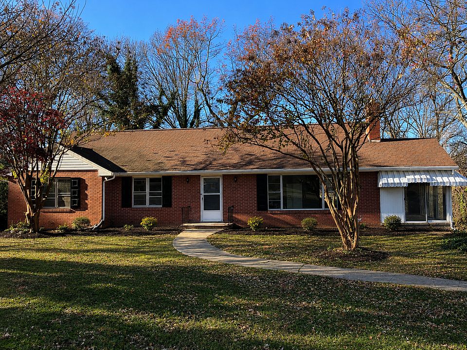 Front of house in early spring