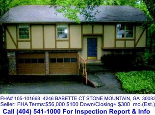 4246 Babette Ct, Stone Mountain, GA 30083