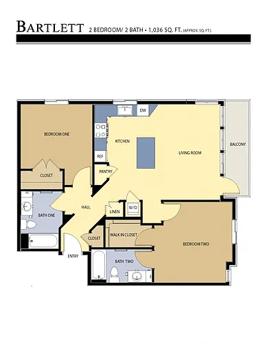 Floor plan Bartlett