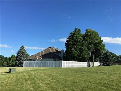Rear view of home.