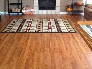 Living Room- Showing off the new floors