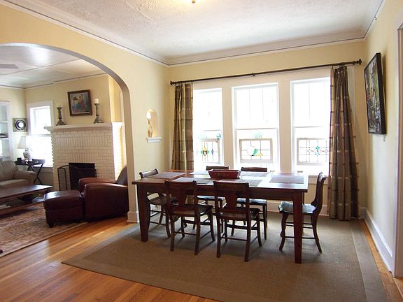 Dining Room With Wall Of Windows