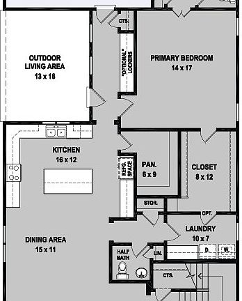 Silas Floorplan First Floor