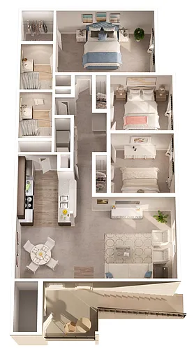 Floor plan Martinique