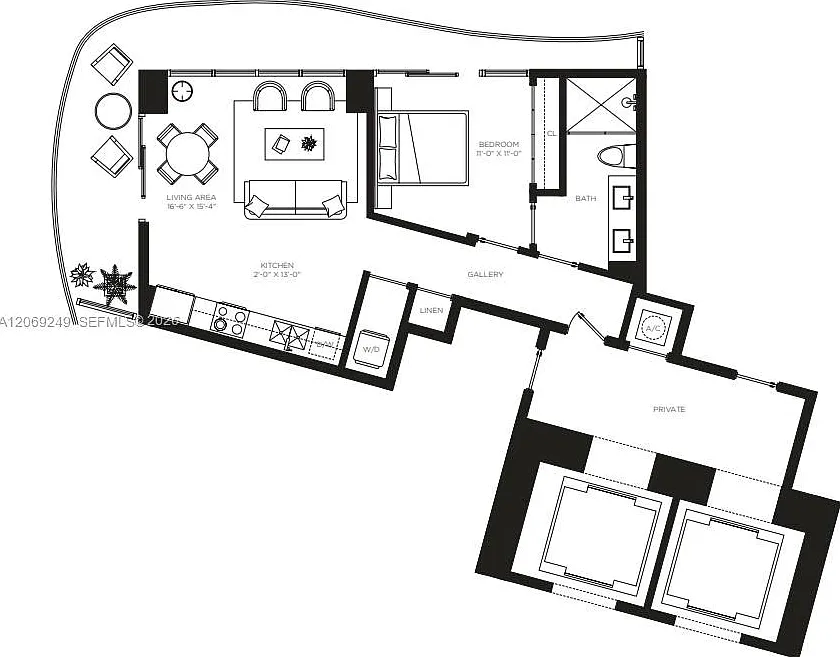 1 bed, 715 sqft, $4,475 — Photo 3