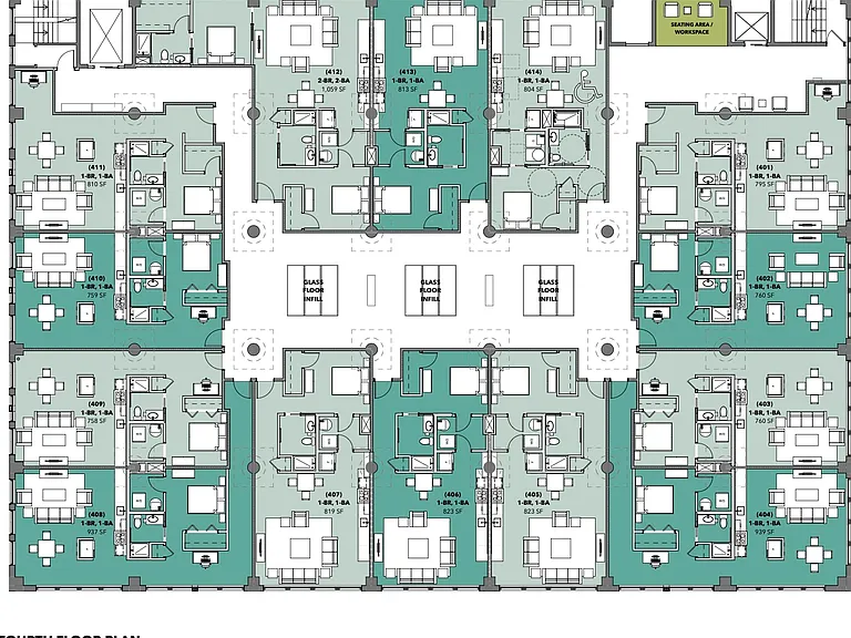 4th Floor Plan