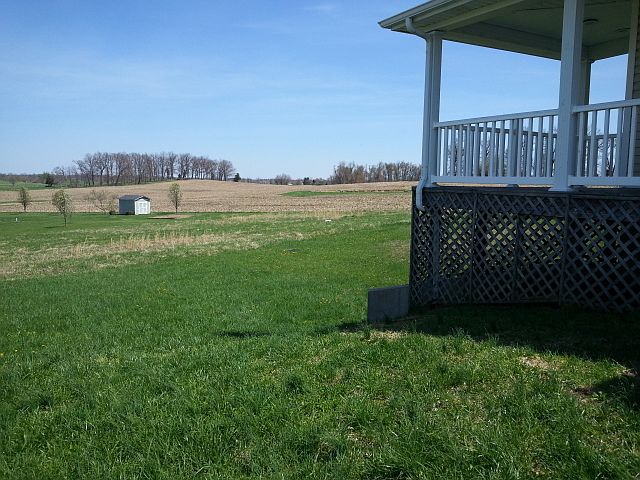 Farm behind the house