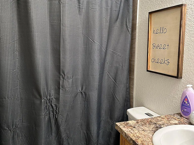 Bathroom with a tub