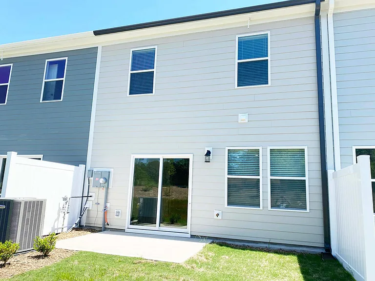 Backdoor and patio