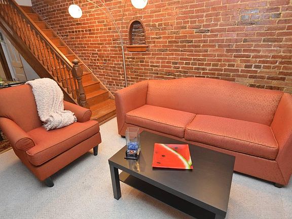 Comfortable sitting area--sofa opens to a full-size sofa bed