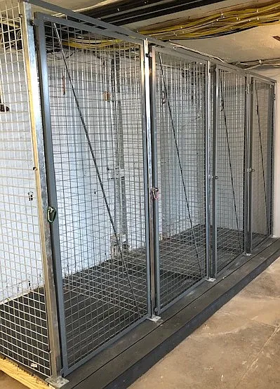 Storage for each unit.