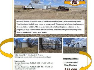222 Austrian Rd, Vida, MT 59274