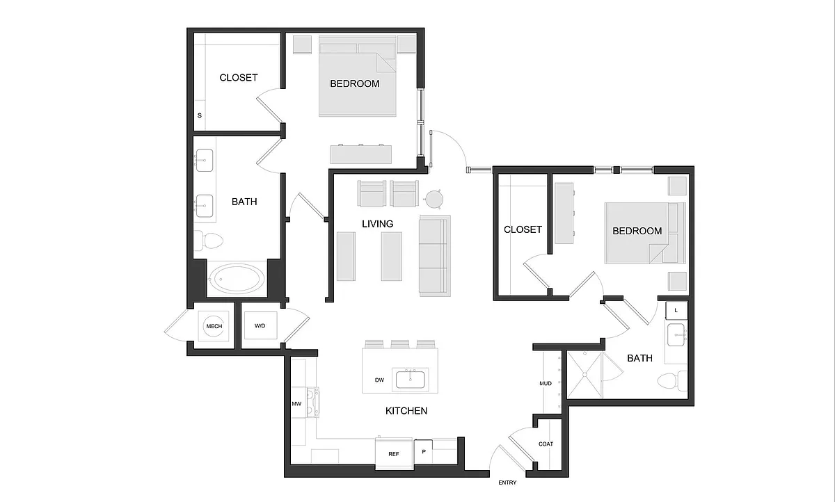 Floor plan B2-2 Alt2