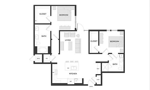 Floor plan B2-2 Alt2