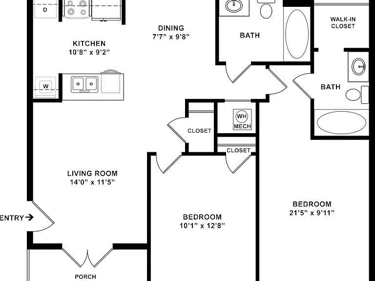 Keystone Crossing Apartment Homes — Photo 37