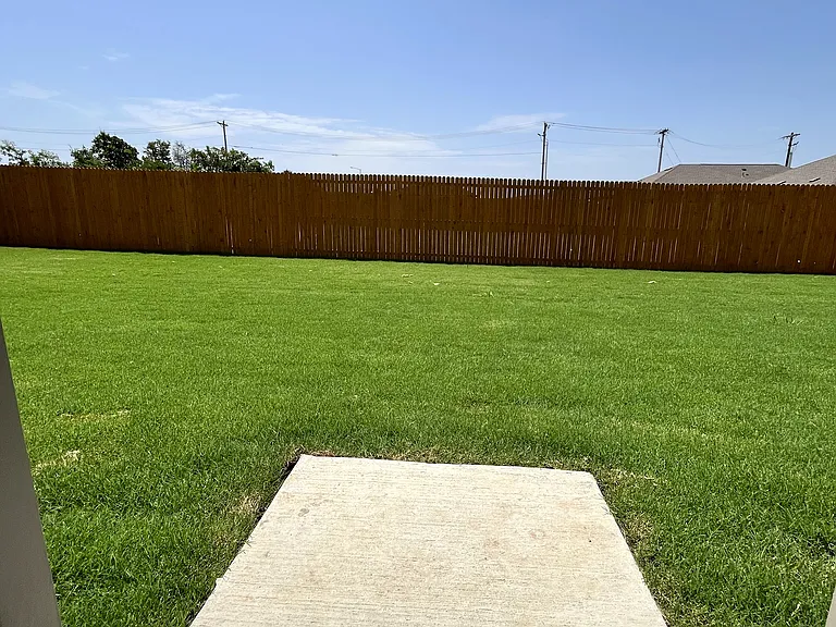 Backyard porch view