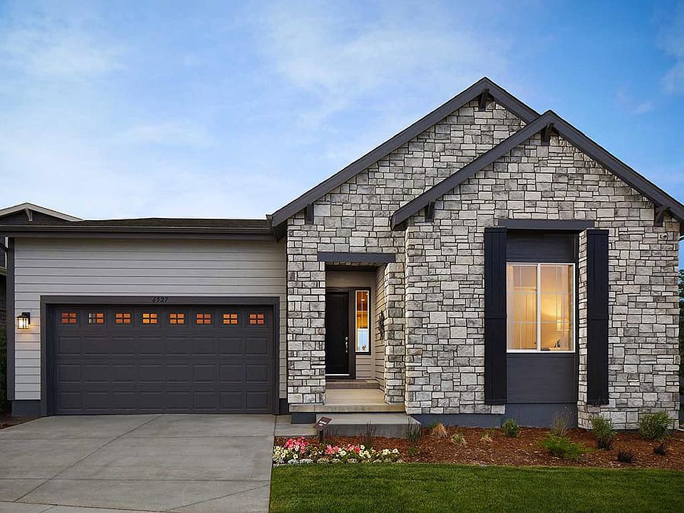 Plan 4501 Model Home Modern Ranch Style Exterior