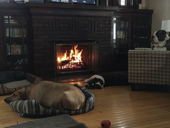 Cozy days in the living room