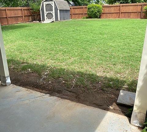 Back porch; Garden shed