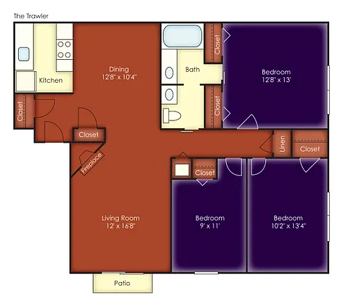 Floor plan The Trawler