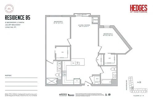 Floor plan B5