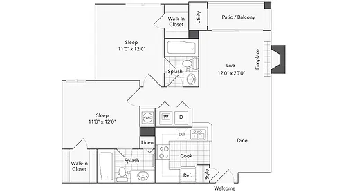 Floor plan Columbia