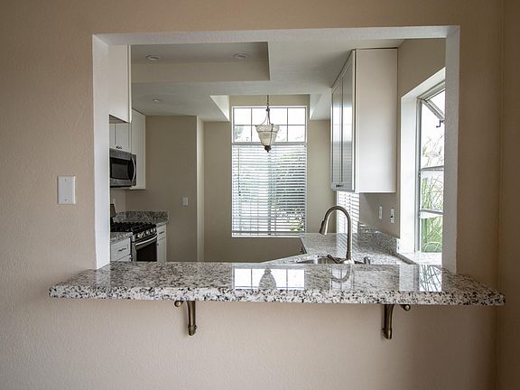 Kitchen passthru to dining/living area
