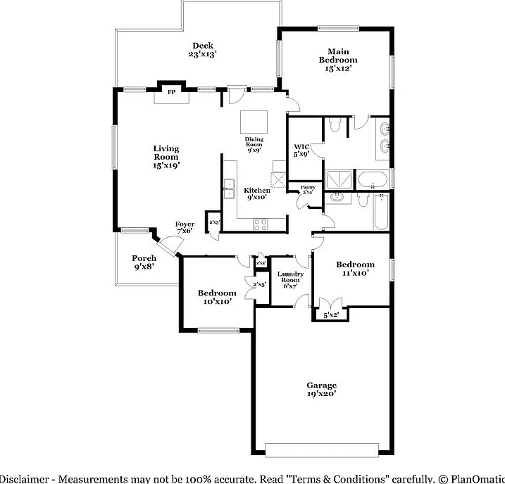 3 bed, 2.0 bath, 1356 sqft, $1,980 — Photo 2