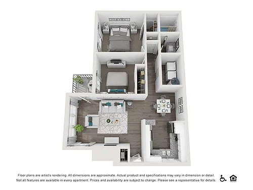 Floor plan 2 x 1 Renovated