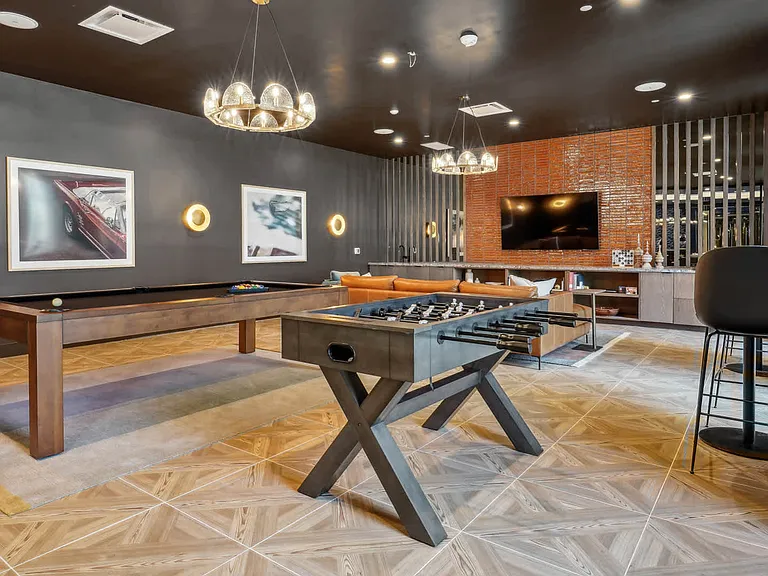 Resident Lounge with Billiards Table