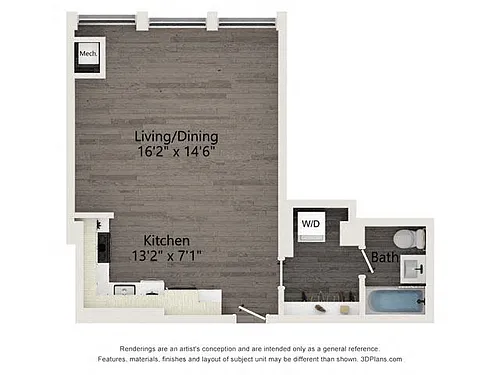 Floor plan S1 Furnished