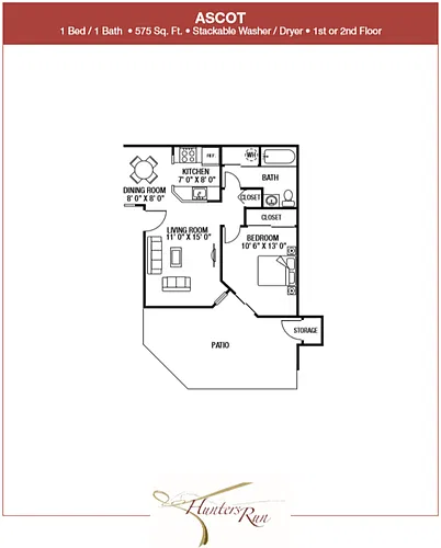 Floor plan Ascot