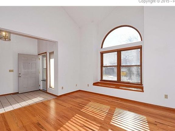 Entryway and living room